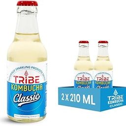 Tribe Kombucha Naturally Sparkling Probiotic Super Drink|Secret Recipes with Herbs & Spices | Gut Friendly | Gluten free | Immunity Booster | Antioxidant and Hydration | Classic | Pack of 4 |210 ML-image-12