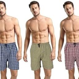 Men Multicolor Cotton Blend Boxer Shorts Pack of 5 (L, Multicolored 2)-5
