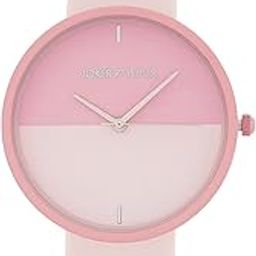 Joker and Witch Duet 38mm Pink Dial 20mm Pink Silicon Strap Watch for Unisex-17