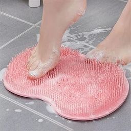 PZIMOLU Shower Foot Scrubber & Massager – Exfoliating Foot Cleaning Mat with Suction Cups | Non-Slip Bath Scrubber Pad for Deep Cleaning & Relaxing Massage-image-37