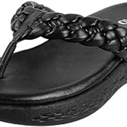 Women's Faux Leather Thong Comfy Fashion Sandals-39