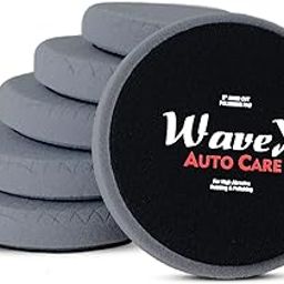 Wavex Polishing Pad for Car Polish Machine | Hard Cut Polishing and Buffing Pad for Cars and Bikes | 5.5"- Fits 5" Backing Plate | for DA and Rotary Polishers | Pack of 6-picture-18