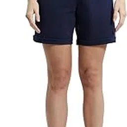 jockey AW23 Women's Super Combed Cotton Rich Regular Fit Shorts with Side Pockets-picture-30