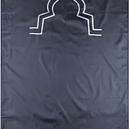 SUFFAH Travel Prayer Mat – Portable & Pocket-Friendly with Velvet Pouch Packing (Random Color), Rectangular Design. (Grey)-image-20