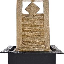 eCraftIndia Premium Decorative Polystone Water Fountain (31 cm x 24 cm x 42 cm, Brown, WFSR10852)-image-61
