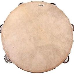 Akshar Tabla Mart Leathre Dafli Khanjari 9' Tambourine Musical Instruments Hand percussion-image-5