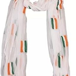Chiffon Embellished White Women Dupatta-image-4