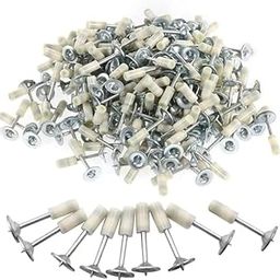 AASTIK 7.3mm Nail Gun Manual Steel Nails, Round Nails Wall Fastening Tool, for Concrete Ceiling Cable Ducts Fixed Slotting Device Repair Tool (20pcs)-image-2