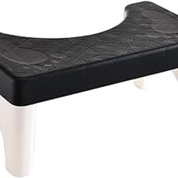 OHPHCALL Comfortable Non-Slip Squatting Foot Stool for Bathroom Ergonomic Pooping Stool for Adults and Boys and Girls Multi-Functional Plastic Step for Home and Office Use-image-73