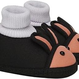 6 To 12 Months Baby Boys & Baby Girls Cute Soft Cotton Pre-Walker Rabbit Face Booties-BT4485-image-62