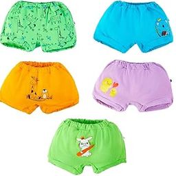 superbottoms Basic™ Bloomer for Kids| Unisex, 100% Pure Cotton Innerwear | Breathable & Soft Kids Underwear | Baby Bloomers I Pack of 5-28