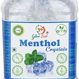 Glow Lush Menthol Crystals (50gm) | Natural Pepper Mint | Pudina Satva, for steam inhalation-image-31
