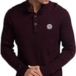 Black Cotton Full Sleeve Casual Sweater for Men-image-75