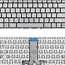 S Vioce Sparrow Vioce Laptop Keyboard Compatible for HP Pavilion X360 14-BA 14T-BA 14M-BA 14-BS Internal Laptop Keyboard (Silver)-29