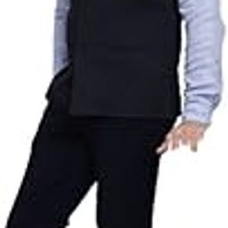 Men's Wool Solid Sleeveless Nehru Jacket with welt pockets (Charcoal)-15