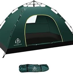 Outdoor Captain Camping Tent, 1 Minutes Easy Setup | Full Fly Waterproof Sheet | Suitable for All Seasons (Green)-image-43