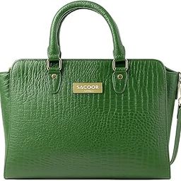 Women's Genuine Leather Ladies Bag for Casual and Party Use - Brown Tote Handbag with Adjustable Strap and Zipper-image-50