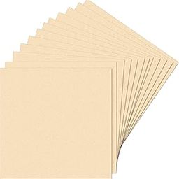 PD Craftozone Square MDF Pine Wood MDF Boards for Art and Craft - 2.1mm Unfinished Square Wood Slice for Resin Art, Mandala Art,Pyrography, Painting, Plain Pine MDF Coasters (10cm x 10cm x 2.1mm, 10)-15