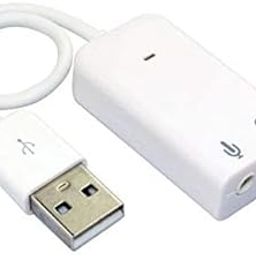 Updated USB Sound Card | External Stereo Sound Card with 3.5 mm Headphone and Microphone Socket | 7.1 Channel Audio Adapter for PC, Laptop-24
