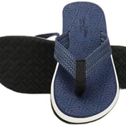Men's Solid Casual Flat Slippers Footwear - Slip-on | Material : Eva | Fashion Chappal for Men, Anti Skid, Cushioned Insole | Color BLUE | Size : 7-image-74