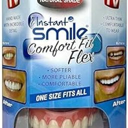 Radha creation Smile Comfort Fit Flex Natural Shade Dental Veneers, Ultra Thin, One Size Fits All (1)-image-36