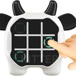 KITTER Cow Style Smart A.I Digital Tic Tac Toe Game | 3x3 Grid Touch Game for Kids & Adults | Memory Flash Mode Logic Puzzle Toy | STEM Mind Toy for Brain Training Ages 3+-image-8