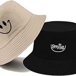 Bucket Hat for Women Men Teens Reversible Summer Beach Sun Hat Packable Fisherman Cap for Travel Outdoor Hiking Beige-15