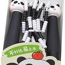 MMM HAPPY KIDS, Cute Panda Beaded Skipping Rope for Kids | Adjustable Jump Rope for Boys & Girls | Animal Theme Fitness Toy (PANDA GREEN)-image-47