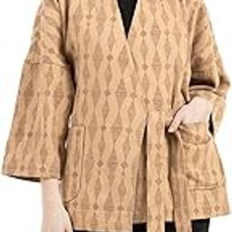 women's Double breasted Printed wool cape coat-picture-36