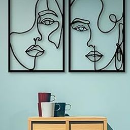 Stone X Jali Creation Decorative Items for Home and Office, Wall Decore Items With Creative Designs(FACE)-image-4