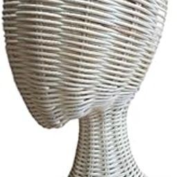 UJEAVETTE® Woven Rattan Hat Display Stand Wig Holder Multiuse for Salon Houhold Desktop-image-62