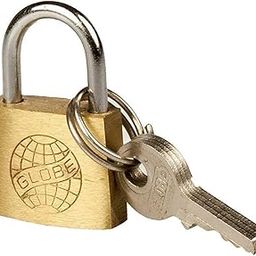 Homeproducts4U Globe 20MM Lock(5Pcs Pack) Pressing Brass Padlock with 3 Keys Sutable for Luggage bag's and for Small Security Purpose-image-10