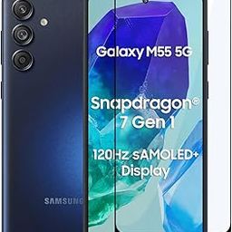 CEDO Tempered Glass for Samsung Galaxy M55 / M55s / F55 (5G) | Screen Protector Full HD Quality Tempered Glass Anti-Scratch Edge to Edge Coverage with Easy Installation Kit (Black)-image-69