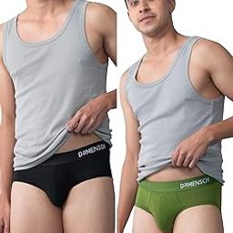 Men's Cotton Regular Fit Solid Briefs-25