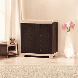 AVRO Star Plastic Multipurpose Shoe Rack for Shoes & Storage|Books, Clothes, for Adults & Kids | Brown & Beige in Color | Ideal for Home, Kitchen & Living Room-picture-27