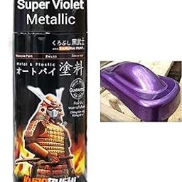 Samurai Kurobushi Spray Paint 1K Metallic Colour Coat #1142-SUPER VIOLET (D-I-Y Do It Yourself)- 400ml-image-79