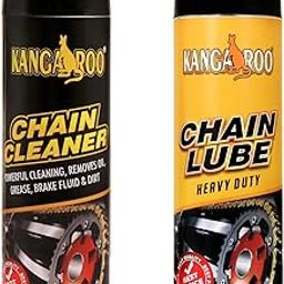 Kangaroo® Chain Lubricant Spray and Chain-Cleaner (Brown, 500ml)-19