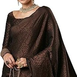 Women's Woven Design Zari Work Banarasi Silk Saree With Unstitched Blouse Piece-image-22