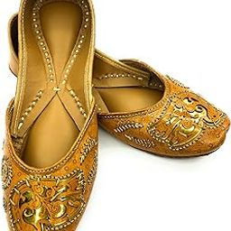 Women Punjabi Jutti, Jutti for Women, Punjabi Jutti, Desi Diva, Embroidered Handmade Jutti for Women with Soft Leather and Double Cushion-image-25