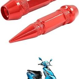 LOVMOTO Universal 2PC Spiked Aluminum Stem Valve Caps Dustproof Tire Wheel Stem Caps for Cars,SUVs,Trucks Bicycles and Motorcycles Comfortable with Ze-st-image-21