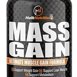 Bulk Gain Mass & Weight Gainer Capsule for Fast Weight & Muscle Gain, Daily Muscle Building Weight Lifters Supplement for Muscle Growth, Stamina & Strength, For Men & Women - 60 Cap.-19