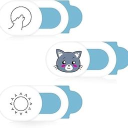 Camera Cover Slide, Webcam Cover, Laptop Camera Cover Slide, Cute and Elegant(3 Pack, White)-25