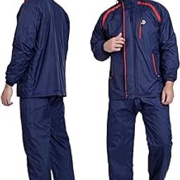 Pivalo Racer Raincoat with Pants for Men Waterproof Full Length Hood & Pockets Rainwear Carry Bag Included- (Random Color, Size- XXL, 1 Pc)-25