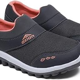 Women Mesh Pull On Running Shoes-19