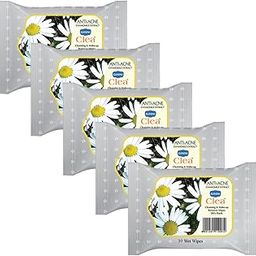 GINNI CLEA Wet Wipes, Cleansing & Makeup Remover Wipes, Wet Tissues for Face Moisturizing (Anti Acne) (150 Wipes)-image-3