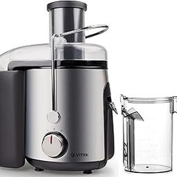 VITEK VT-1607 ST-I (500 Watt) High Grade Steel Centrifugal Juicer with Special Juice & Foam Separator Jar (Silver & Black)-picture-26