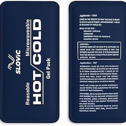 Slovic Reusable Hot & Cold Gel Pack for Pain Relief | Flexible Ice & Heat Pack for Injuries, Muscle Cramps, Swelling, Back & Joint Pain | Multipurpose Gel Pad for Therapy, First Aid & Travel Use-picture-27