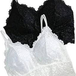 Women's Comfort Flex Lace Paded Bralette Fancy Bra-picture-49
