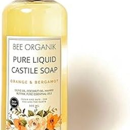 BEE ORGANIK Pure Liquid Castile Soap for Face, Body, Hair | Natural, Organic and Safe | Eco-Friendly and Non-Toxic | Hands and Body | Sweet Orange 500 ml-10