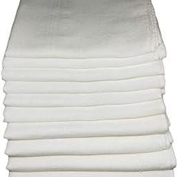 White Handkerchief for Men and Boy's Cotton Hanky Napkin Rumal Pack of 5-image-58
